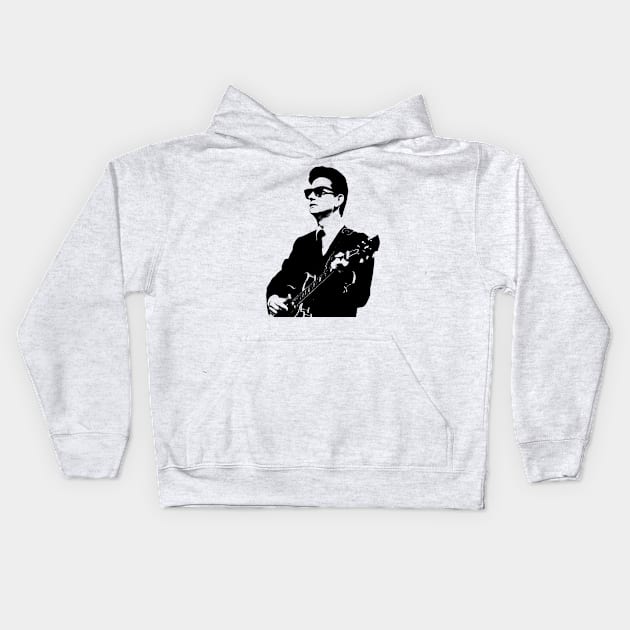 Roy Orbison // Vintage Style Design Kids Hoodie by Indanafebry